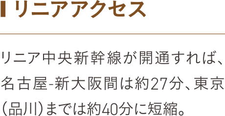 リニアアクセス